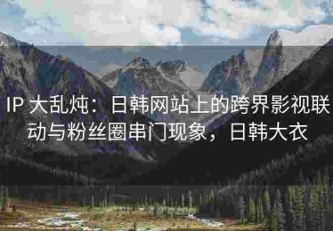 IP 大乱炖：日韩网站上的跨界影视联动与粉丝圈串门现象，日韩大衣
