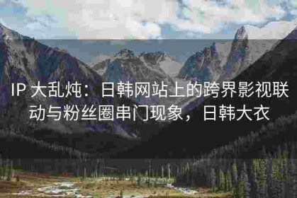 IP 大乱炖：日韩网站上的跨界影视联动与粉丝圈串门现象，日韩大衣