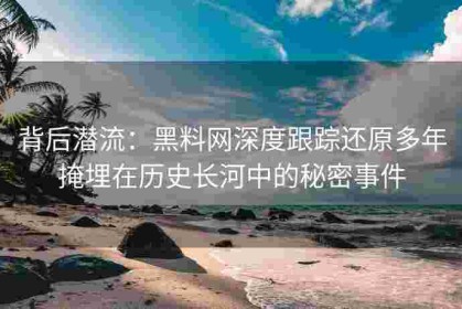 背后潜流：黑料网深度跟踪还原多年掩埋在历史长河中的秘密事件