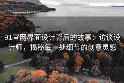 91官网界面设计背后的故事：访谈设计师，揭秘每一处细节的创意灵感