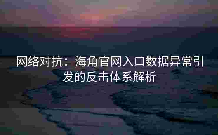网络对抗：海角官网入口数据异常引发的反击体系解析